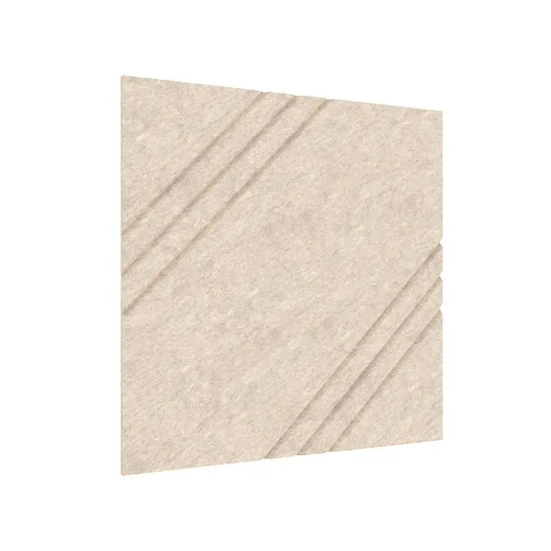 MufflePanel | Grooved Felt Acoustic Wall Panel - Triscape (Pack of 4)