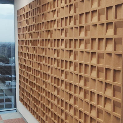 MuffleCork | Cork Wall Panel - Concave