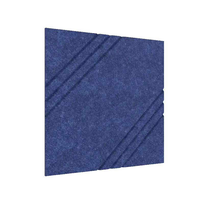 MufflePanel | Grooved Felt Acoustic Wall Panel - Triscape (Pack of 4)