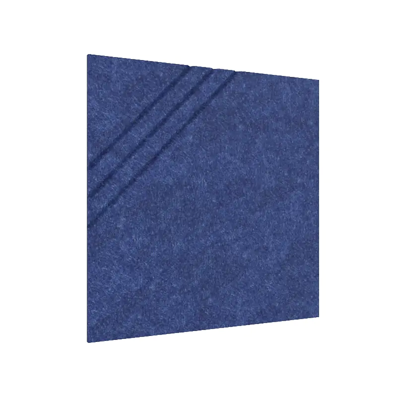 MufflePanel | Grooved Felt Acoustic Wall Panel - Triscape (Pack of 4)