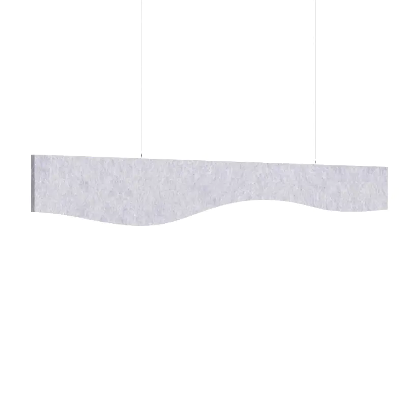 MuffleBaffle | Felt Acoustic Ceiling Baffle - Wave (Sold in Packs)