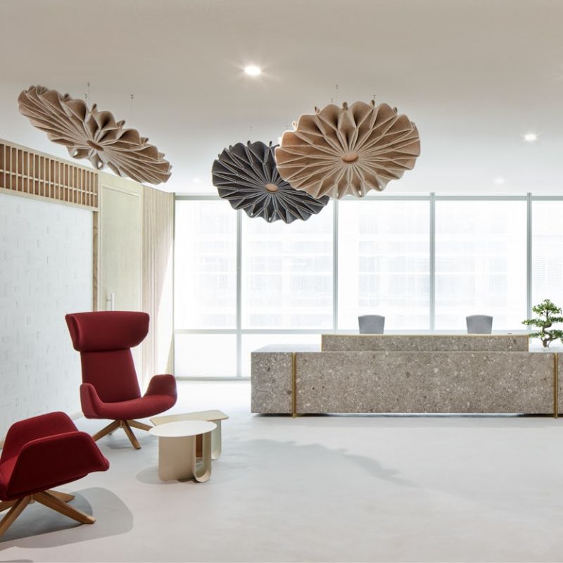 BuzziSpace BuzziPleat Acoustic Raft