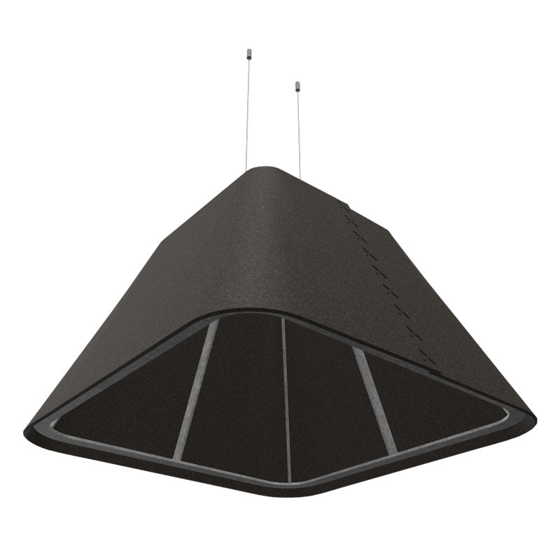 BuzziSpace BuzziShade Acoustic Pendant Light - Square Retrofit - Muffle Acoustics Limited