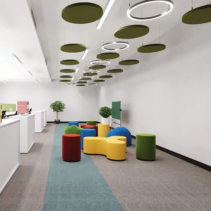 MuffleCloud | Acoustic Ceiling Cloud - Circle (Sold in Packs)