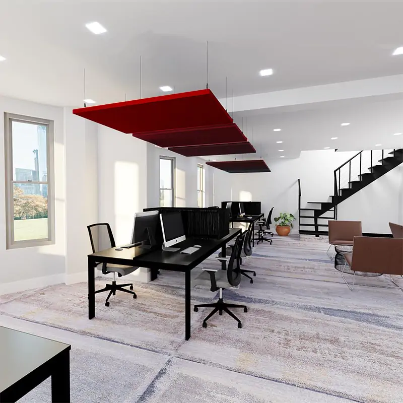 MuffleCloud | Acoustic Ceiling Cloud - Rectangle (Sold in Packs)