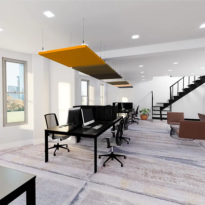 MuffleCloud | Acoustic Ceiling Cloud - Square (Sold in Packs)