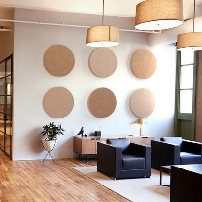 MufflePanel | Geometric Felt Acoustic Wall Panel - Circle (Pack of 5)