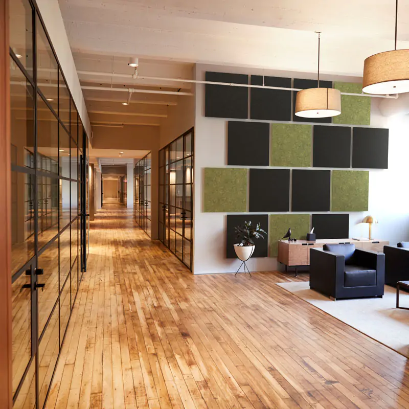 MufflePanel | Geometric Felt Acoustic Wall Panel - Square (Pack of 5)