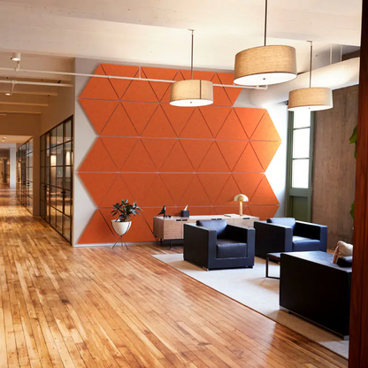MufflePanel | Geometric Felt Acoustic Wall Panel - Triangle (Pack of 5)