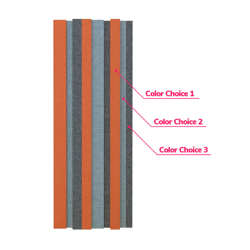 MuffleStripe 3D Felt Acoustic Wall Panel