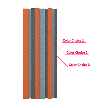 MuffleStripe 3D Felt Acoustic Wall Panel