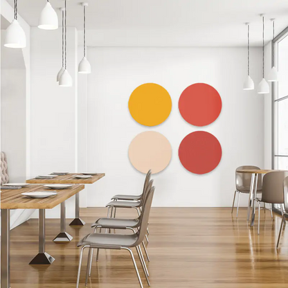 MuffleWall | Fabric Acoustic Wall Panel - Circle (Sold in Packs)