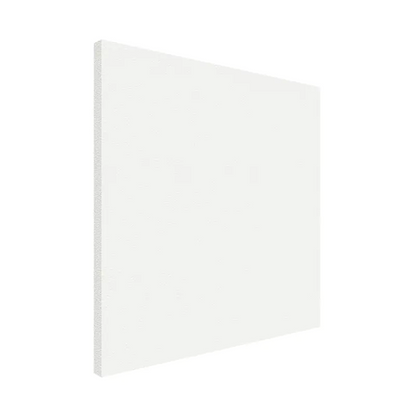 White rectangular panel on a white background
