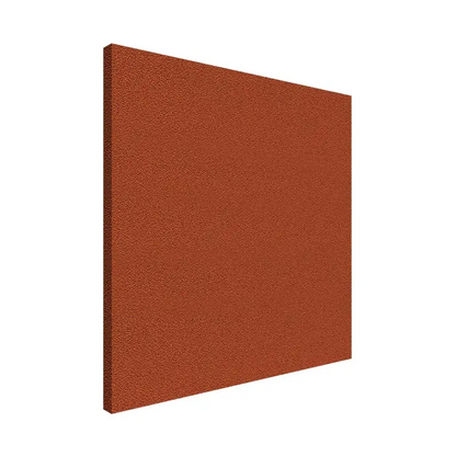 Brown acoustic panel on a white background