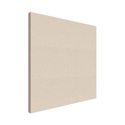 Beige acoustic panel on a white background