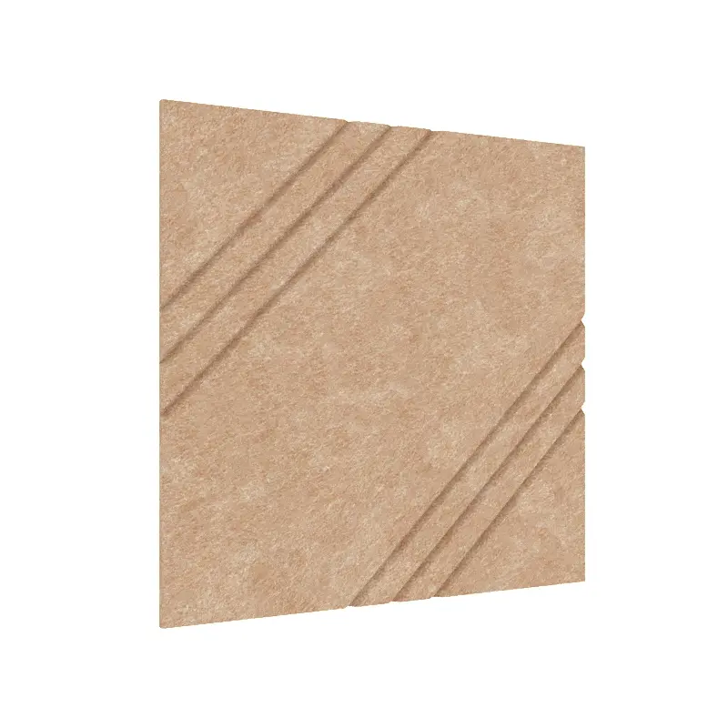 MufflePanel | Grooved Felt Acoustic Wall Panel - Triscape (Pack of 4)