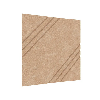 MufflePanel | Grooved Felt Acoustic Wall Panel - Triscape (Pack of 4)