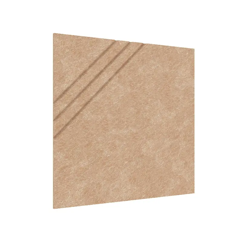MufflePanel | Grooved Felt Acoustic Wall Panel - Triscape (Pack of 4)