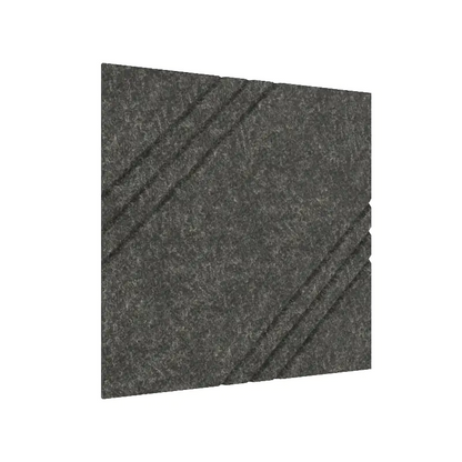 MufflePanel | Grooved Felt Acoustic Wall Panel - Triscape (Pack of 4)