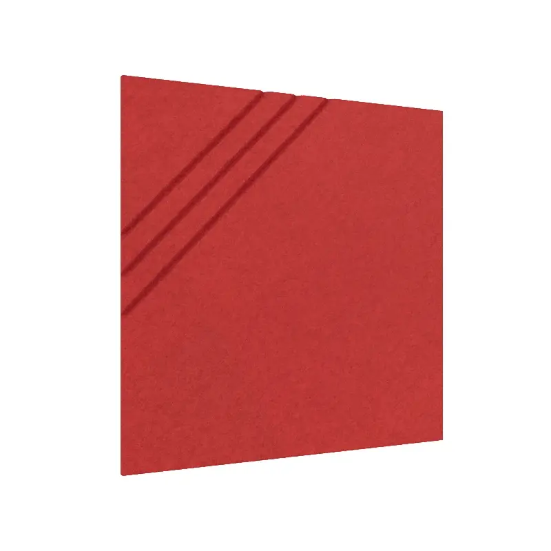 MufflePanel | Grooved Felt Acoustic Wall Panel - Triscape (Pack of 4)