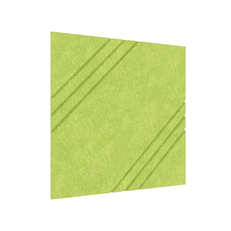 MufflePanel | Grooved Felt Acoustic Wall Panel - Triscape (Pack of 4)