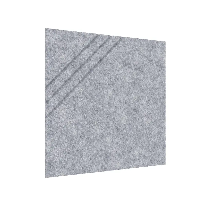 MufflePanel | Grooved Felt Acoustic Wall Panel - Triscape (Pack of 4)