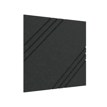MufflePanel | Grooved Felt Acoustic Wall Panel - Triscape (Pack of 4)