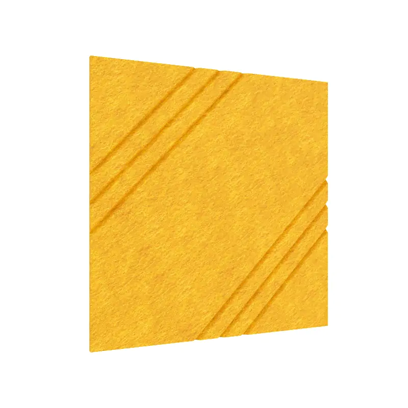 MufflePanel | Grooved Felt Acoustic Wall Panel - Triscape (Pack of 4)