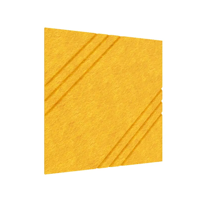 MufflePanel | Grooved Felt Acoustic Wall Panel - Triscape (Pack of 4)