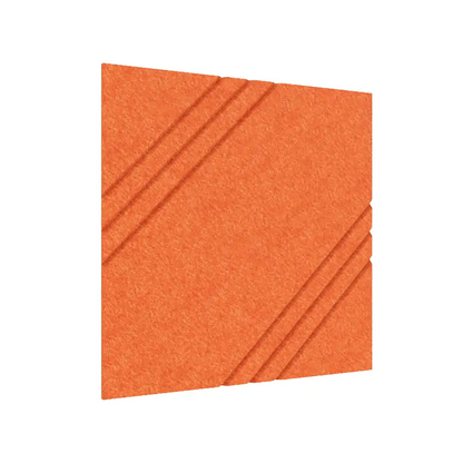 MufflePanel | Grooved Felt Acoustic Wall Panel - Triscape (Pack of 4)